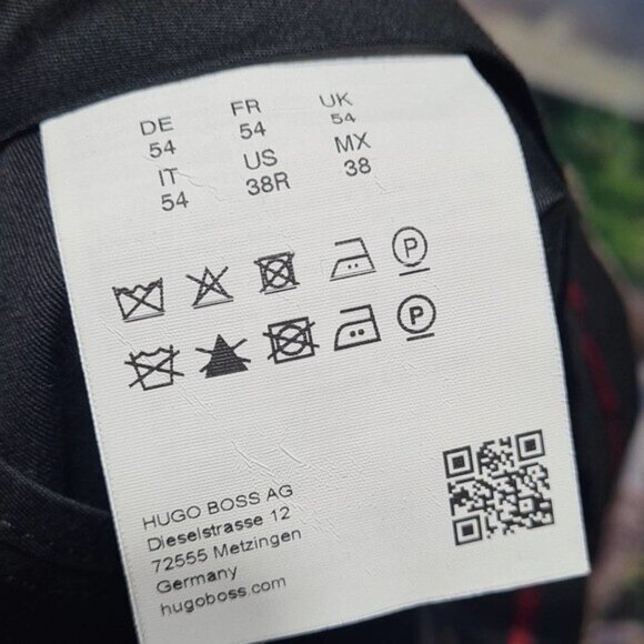 Hugo Boss Unhemmed Trousers Pants Size 38‎ NWT - Picture 3 of 6